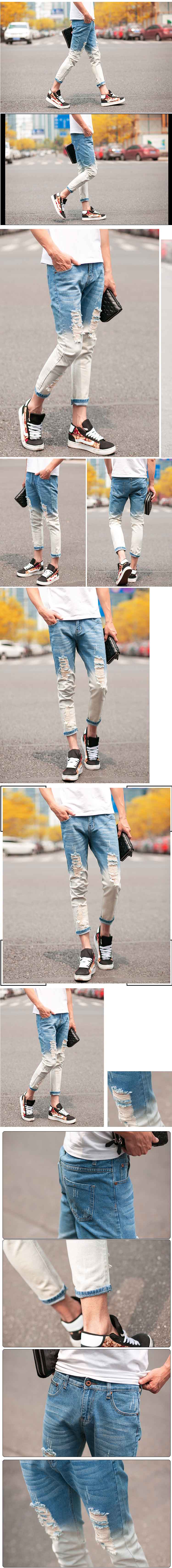 cari celana jeans model sobek dengan desain gradasi yang keren ? klik dan pesan online sekarang di pfp store, ada ratusan model celana jeans pria sobek disini