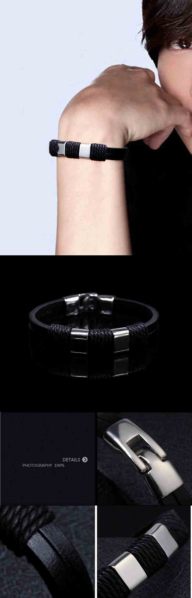 jual gelang pria korea, model terbaru dengan desain menarik dan elegant, klik dan pesan online sekarang