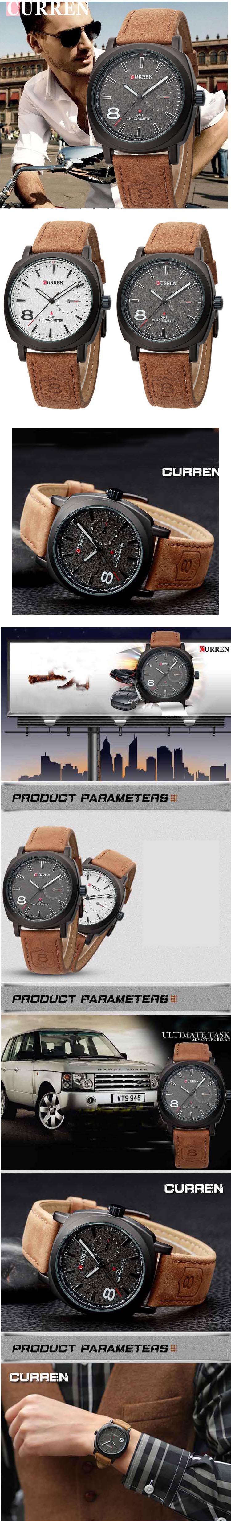 jual jam tangan pria online merk curren anti air atau water resistance
