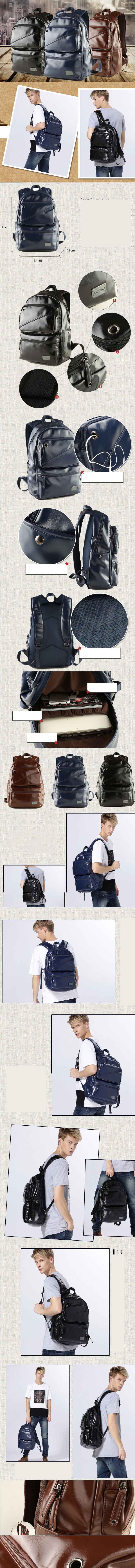 Tas ransel laptop kulit
