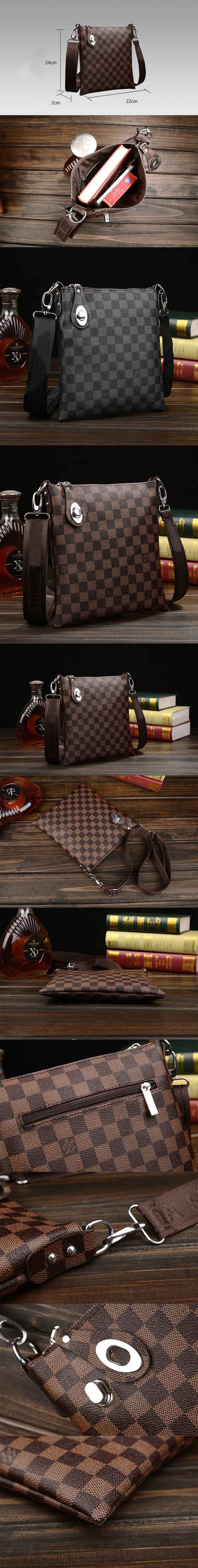 jual tas selempang pria model lv keren , cocok untuk dipakai bepergian , klik dan pesan online hanya di pfp store