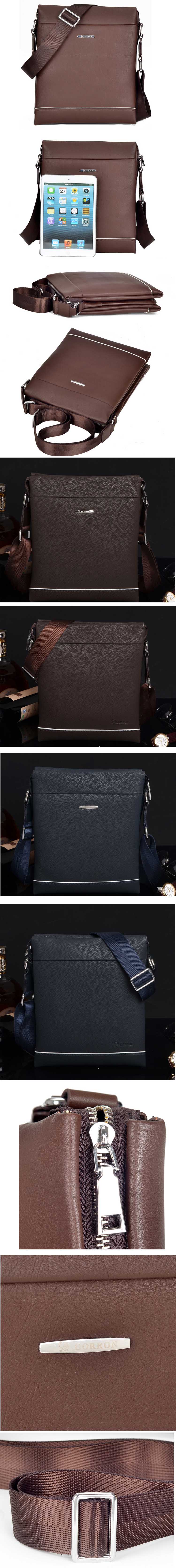 jual tas sling bag merk gordon dengan bahan kulit sintetis branded